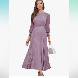 Lilac dress Modest
